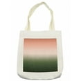 thumbnail image 1 of Ombre Tote Bag, Color Changes Soft and Dark Contrast Concept Illustration Print, Cloth Linen Reusable Bag for Shopping Books Beach and More, 16.5" X 14", Cream, by Ambesonne, 1 of 2