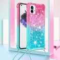 thumbnail image 2 of Funda para Nothing Phone 1 Brillantina Líquida Divertida Reluciente y con Cristales en Movimiento Cuerpo Cruzado con Cordón Ajustable, 2 of 5
