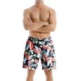 thumbnail image 1 of Pantalones de playa con estampado de verano para hombres, pantalones para padres e hijos, ropa familiar Pompotops qyievc7494, 1 of 4