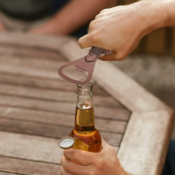 1 pieza llavero con abrebotellas de cerveza con forma de calavera, abridor de latas de cerveza con esqueleto, desgranador de tapa de cerveza para Halloween, Bar, barman, regalos de Navidad brillar Electrónica