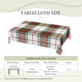 thumbnail image 6 of Rectangle Table Cloth, Stuart Stewart Tartan White red Green Plaid Resistant Washable Tablecloth Decorative Table Cover for Dining, Indoor and Outdoor, 6 of 6