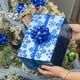 thumbnail image 3 of Set de lazos de regalo WRAPAHOLIC, 16 unidades, varios tamaños, azul y plateado, 3 of 6