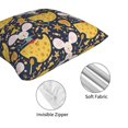 thumbnail image 4 of Throw Pillow Covers, Mouse Cheese Soft Square Pillow Cases with Invisible Zipper for Couch Bed Sofa, Farmhouse Fall Home Decor 16"x16", 4 of 7