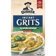 Quaker Instant Grits Jalapeno Cheddar 0.98 oz, 12 Count Box