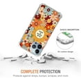 thumbnail image 3 of 70s Retro Flower Case for iPhone 14 Pro Max,Aesthetic Art Design TPU Bumper Cover Case, 3 of 6