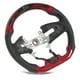 thumbnail image 5 of Volante LED de fondo plano, Volante LED rojo de fibra de carbono Volante LED Volante de fibra de carbono Características mejoradas, 5 of 9