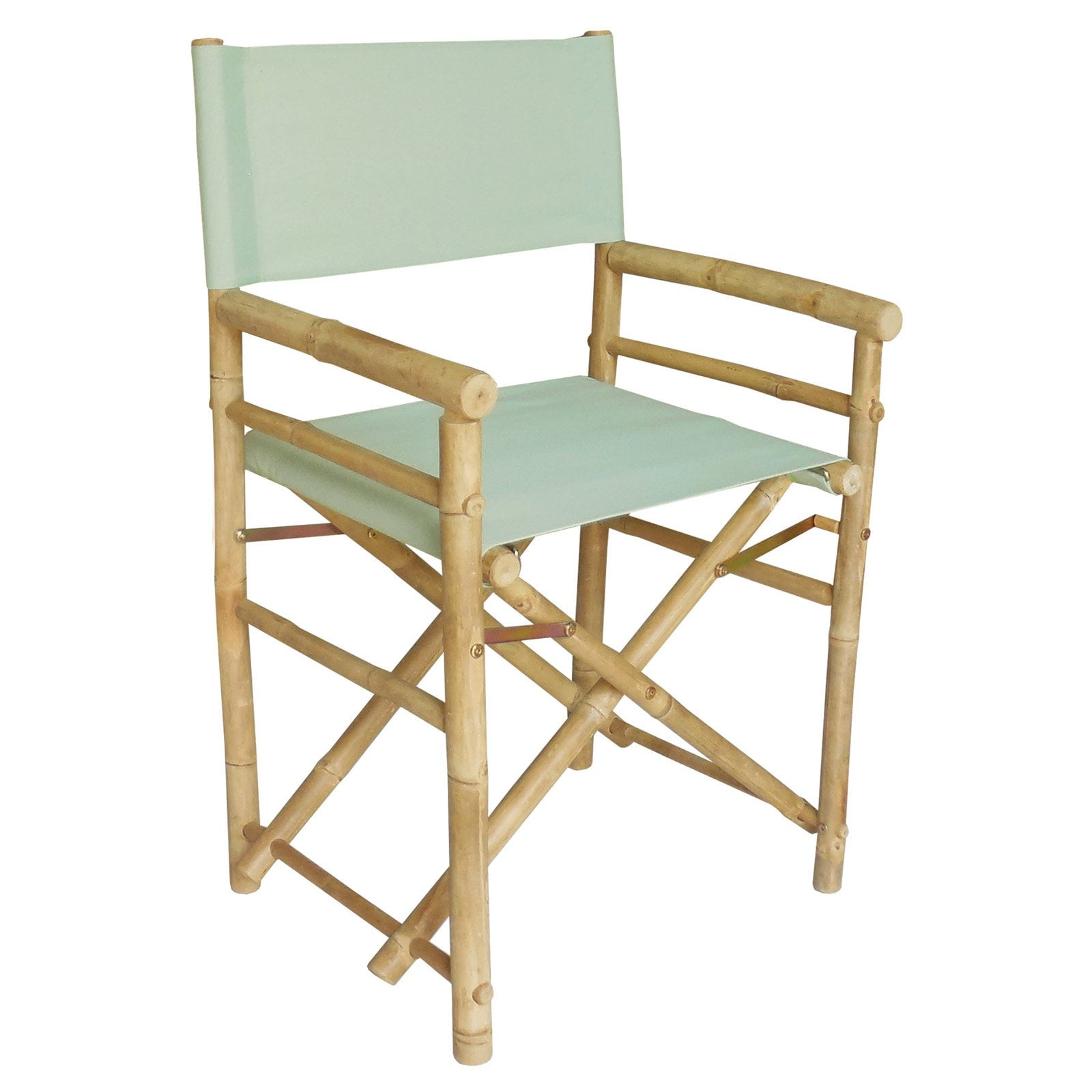 Bamboo 18 Inch Standard Height Directors Chairs With Solid Cover Bamboo 18 Inch Standard Height Directors Chairs With Solid Cover Set Of 2 Com