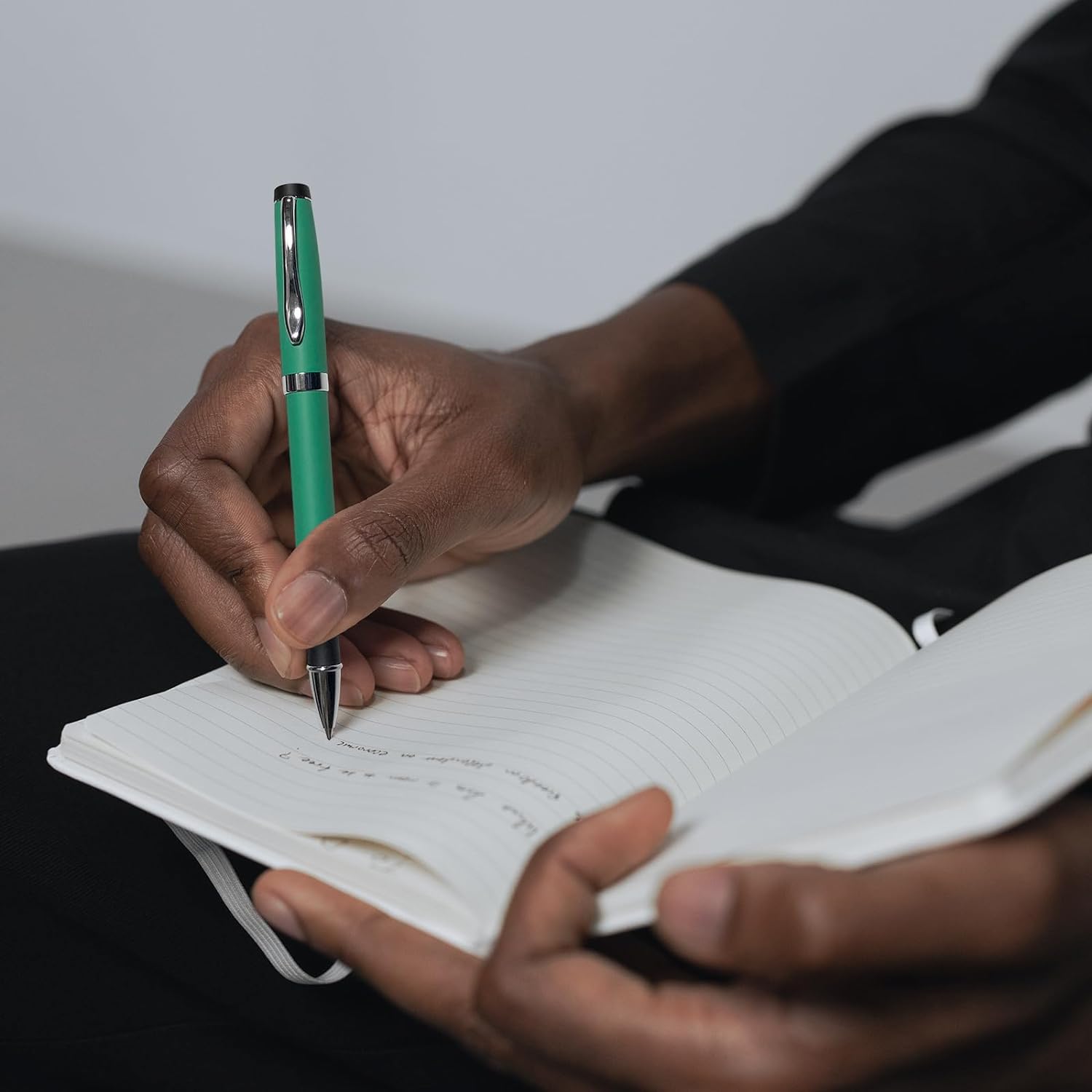 Gripper Rollerball Pen - Matt Teal with Anti Slip Grip (Budget Friendly Pen)