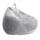 thumbnail image 4 of Audlt Teen Size Bean Bag Silla Cubierta Ropa de cama Almacenamiento de juguetes Gris Sunnimix Almacenamiento de juguetes de animales de peluche, 4 of 8