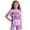 Light Purple(Happy America&nbsp;250), variant on CCRFTGI 250th Anniversary Summer Outfits for Kids Girls Size 10-12 2 Piece Outfits Patriotic Happy America 250 T Shirt and Biker Shorts July 4th Celebration Activewear Black 3-4 Years