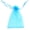 Aqua Blue, variant on 25pcs 12x16 Inches Large Drawstring Organza Bags Decoration Festival Wedding Party Favor Pouches(Pink)