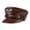 Brown, variant on Women Fashion Newsboy Cap PU Leather Flat Gatsby Visor Beret Autumn Winter Hats ,Classic Design