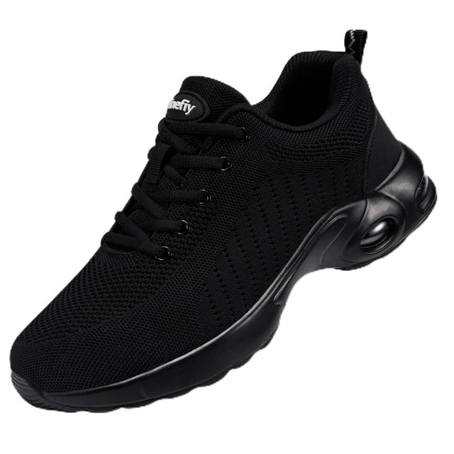 Zapatos de seguridad Tinefiy Steel Toe para mujer, talla 11.5, ligeros