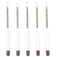 thumbnail image 1 of 5pcs Glass Alcoholometer Glass Wine Gauge Alcohol Meter Wine Measuring Meter, 1 of 8