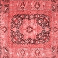thumbnail image 1 of Ahgly Company Indoor Square Animal Red Traditional Area Rugs, 5' Square, 1 of 4