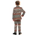 thumbnail image 5 of Whosucclay Non-Stretch Kids Formal Outfit for Party Graduation, Polyester Elastic Waist Single Button Boys Suit, Bison, 5 of 10