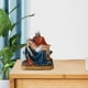 thumbnail image 5 of estatua Estatuilla de Jesús Escultura Adorno Religioso para decoración de oficina Regalos de vacaciones Fanmusic estatua, 5 of 7