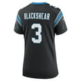 thumbnail image 3 of Women's Nike Raheem Blackshear Black Carolina Panthers Team Game Jersey, 3 of 7