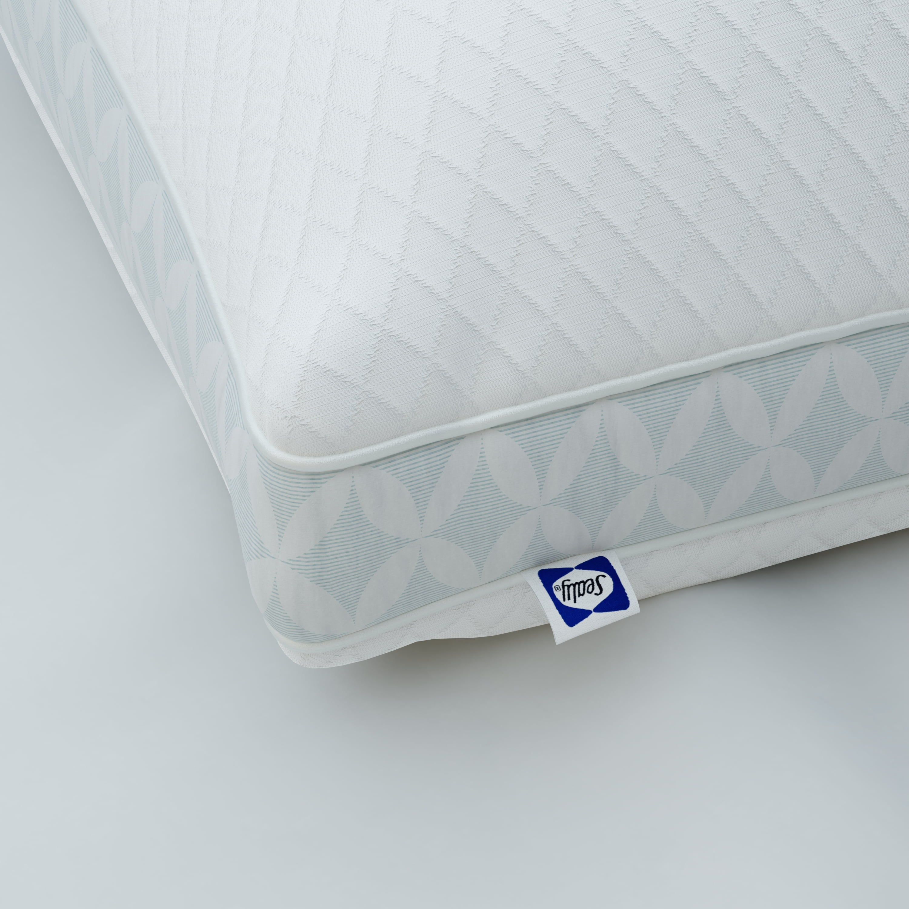 Sealy Spa Comfort Bed Pillow, S/Q- Firm Support, Soft Knit Cool Touch Fabric