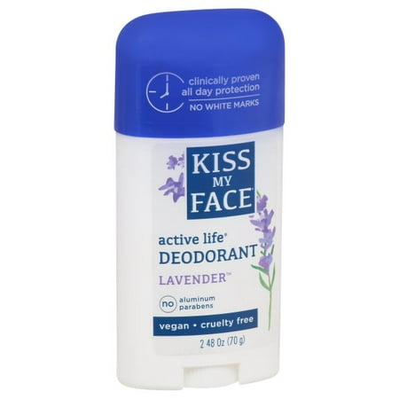 Kiss My Face - Natural Active Life Deodorant Stick Aluminum Free Lavender - 2.48 oz.