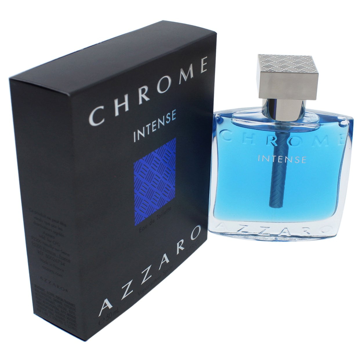 Azzaro Chrome Intense Cologne for Men - 1.7 oz EDT Perfume Spray