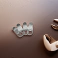 thumbnail image 2 of Miangastore Finger Pull For Cabinet Silver Home Use 4Pcs 1.85X1.46X0.39In, 2 of 9