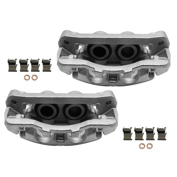 Aurogenix Front Brake Caliper Replacement For 2013-2022 Ford F-250 F-350 Super Duty 6.2L 6.7L 7.3L, 18-B5487 18-B5486,Front Driver and Passenger Side