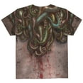 thumbnail image 2 of Cthulhu Greater God Tentacles Costume All Over Youth T Shirt, 2 of 2