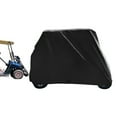 thumbnail image 2 of Seamander Waterproof Golf Cart Cover 2-4 Passenger Dustproof Storage for EZ Go Club Yamaha, Black, 2 of 4