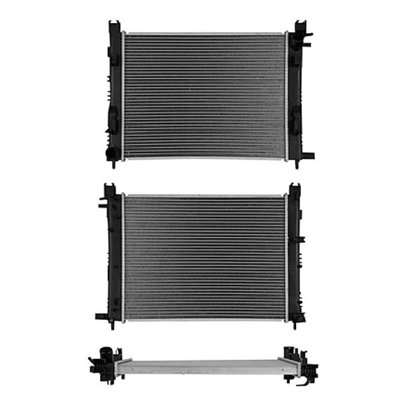 Radiador de Agua Polar Logan 2015 A 2018 L4 1.6L Std Soldado