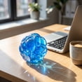 thumbnail image 4 of Squeeze Stress Ball Handmade Ice Moldable Slow Rising Fidget Toy Noisy Sensory Stress Relief Ball for Students Desk Office Blue, 4 of 5