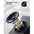 thumbnail image 4 of Barra de sonido GEOYEAO 2.1 canales 240 W con subwoofer Bluetooth 2 en 1, 4 of 9