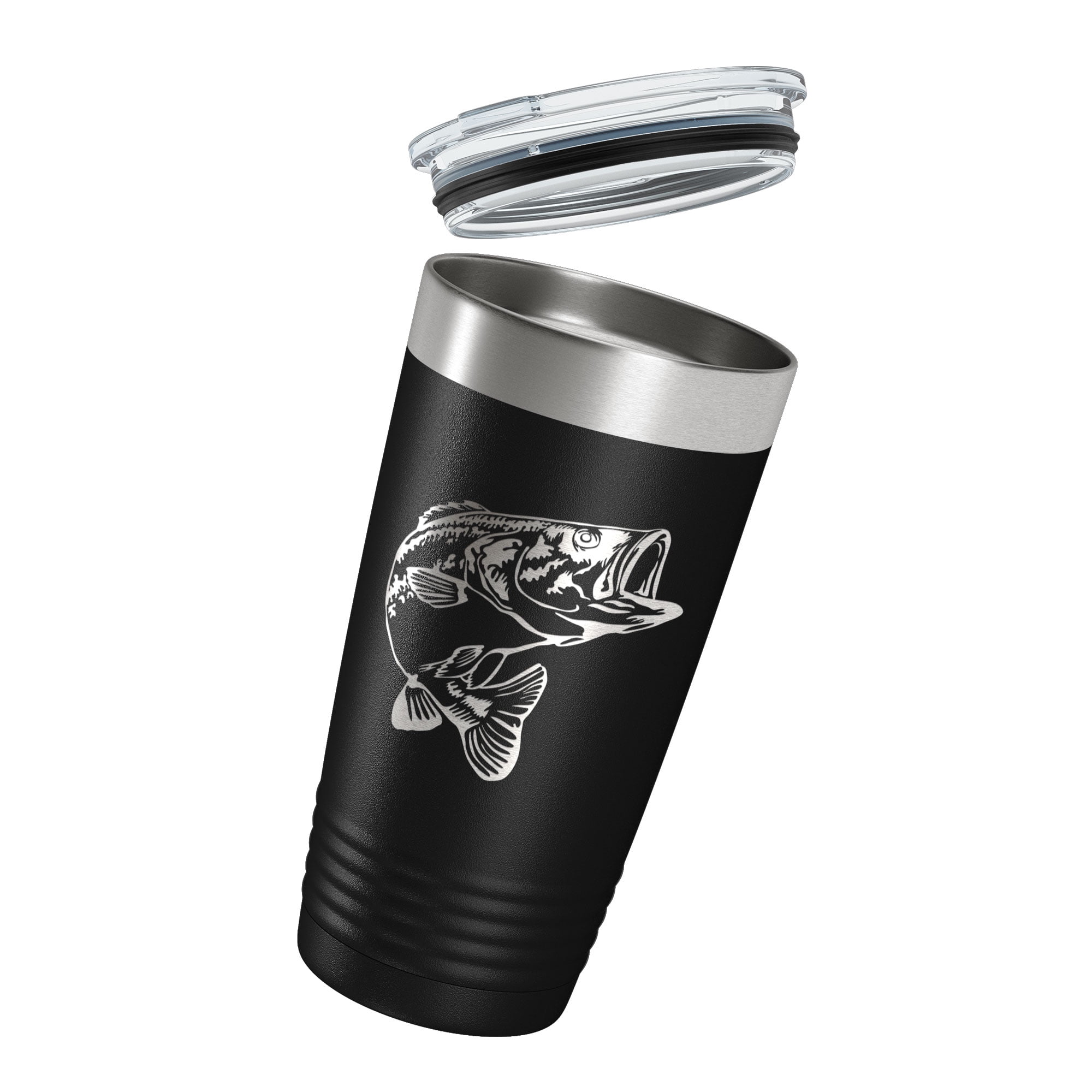 Bass Fishing Coffee Tumbler - The Painted Turtle