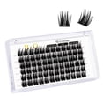 thumbnail image 1 of Lash Clusters B01 D Curl 0.472 in B&Q LASH Pestañas individuales naturales Extensiones de grupos de pestañas individuales Cluster DIY en casa Extensiones de pestañas DIY 72 grupos de pestañas CD Curl, 1 of 4