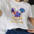 thumbnail image 2 of Disneyland 50 Anniversary Mickey Mouse T-shirt Women Aesthetic Fashion Summer European Clothing Ladies White Tops StreetwearXXL Gao Jinjia LED, 2 of 2