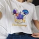 thumbnail image 2 of Disneyland 50 Anniversary Mickey Mouse T-shirt Women Aesthetic Fashion Summer European Clothing Ladies White Tops StreetwearL Gao Jinjia LED, 2 of 2