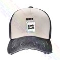 thumbnail image 2 of Gorra de béisbol juvenil Sonic vintage de 1995, gorra con cierre a presión, gorro de pescador de punto, 2 of 4