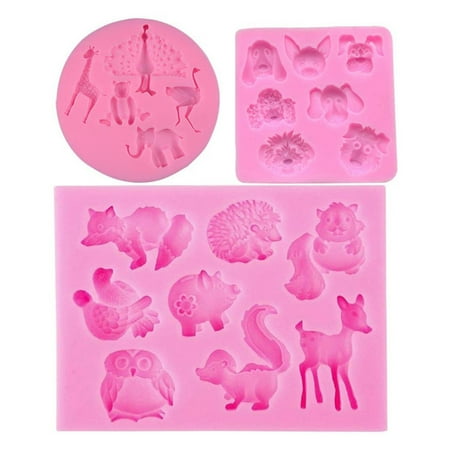 

Clearance! Lognanla Kitchen Essentials Cake Molds Silicone Effect Kitchen Parties Heat Resistance Silicone Molds Multi-color
