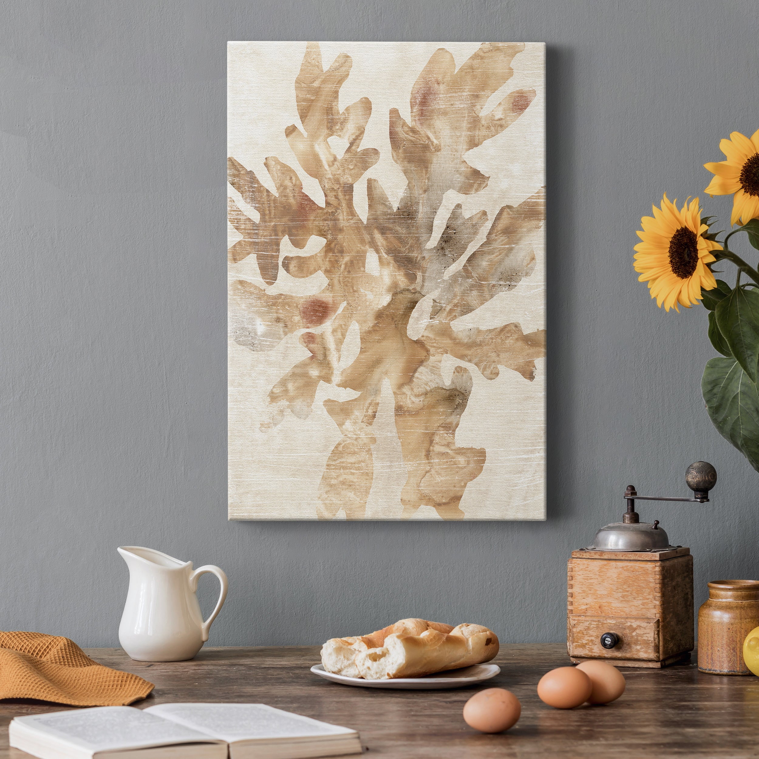 Parchment Coral IV Premium Gallery Wrapped Canvas - Ready to Hang