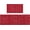 Red, variant on Kitchen Rugs and Mats Non Skid Washable Set of 2,Boho Moroccan Modern Farmhouse Faded Bohemian Runner Rug with Rubber Backing for Kitchen Decor and Accessories (Red 17"x47" 17"x30")