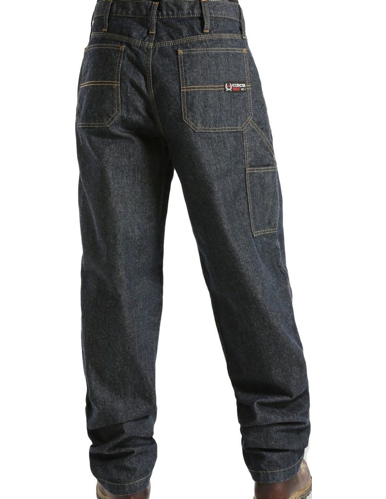 Cinch Work Denim Jeans Mens FR Blue 