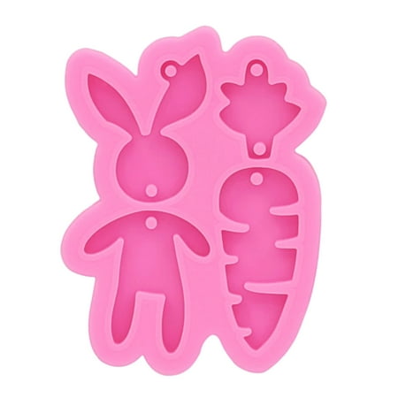 

Fondant Molds Silicone Candy Moulds Carrot Rabbit Shapes Gifts for Baking Lovers