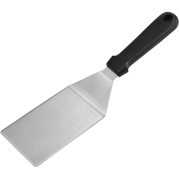 Griddle Spatula, Stainless Steel Metal Griddle Spatula, Griddle Scraper and Pancake Flipper or Hamburger Turner, Great for Griddle Grill and Flat Top Cooking