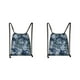 thumbnail image 4 of Guardurnaity con cordón para deporte, gimnasio, natación, baile, impermeable, ropa de cuerda, plegable, paquete grueso de camuflaje, para Azul 2piezas, 4 of 6