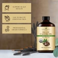 thumbnail image 5 of Handcraft Blends Organic Castor Oil with Eyelash Kit, 4 oz Glass Bottle, 5 of 7
