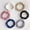 Classic Skinny, variant on Silvr Bear Luxury Satin Scrunchies for Women & Men | Scrunchie Hair Tie | Pack of 6 | Skinny Black