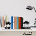 thumbnail image 2 of Shinelab Frog Metal Bookends, Farmhouse Desk Decor, Frog Gift For Book Lovers 12997, 2 of 5