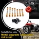 thumbnail image 3 of Ounissouiy 1 Juego de varillas de tracción de coche RC, accesorio de actualización, pieza de sistema de dirección, ajuste Servo, Kit de accesorios de Kits de construcción modelo dorado Ounissouiy FN001478-01, 3 of 6