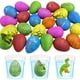 thumbnail image 1 of Jofan 24 piezas de huevos de dinosaurio que eclosionan huevos de Pascua en crecimiento con mini juguetes de dinosaurio en el interior para niños, niñas, regalos de fiesta, 1 of 5