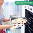 thumbnail image 7 of Line Wine Glass Oven Mitts Pot Holders 2 pcs Heat Resistant for Kitchen Baking Grilling, 7 of 7